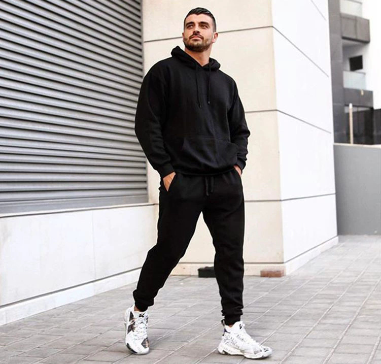 Mens Suit Style Pullover Hoodie For Sports - Image 10