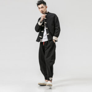 Plus-size Casual Two-piece Set Top And Pants