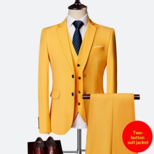 Black Men's Suit Business Suit