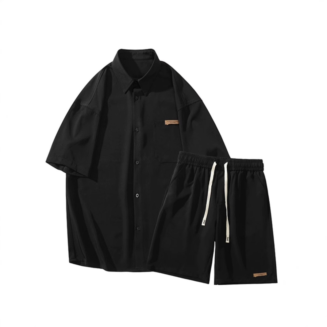 Men's Fashionable Casual Loose Short-Sleeve Suit - Image 2