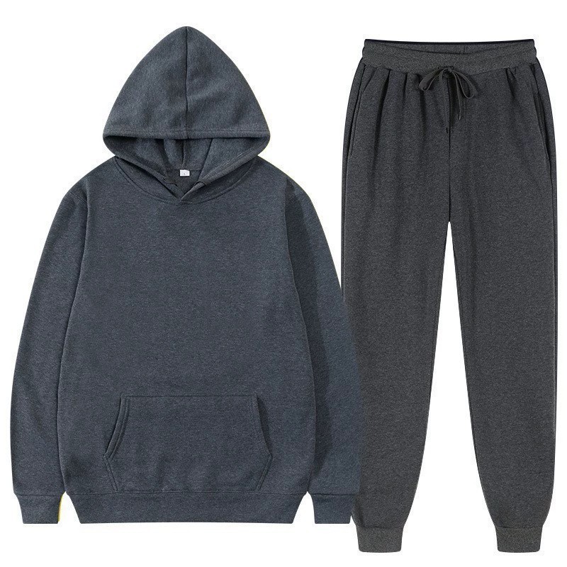 Mens Suit Style Pullover Hoodie For Sports - Image 5