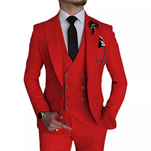 Men's Fashionable Casual Business Three-Piece Suit