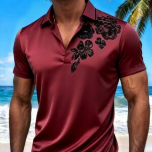 Men's 3D Digital Print Hawaiian Shirt