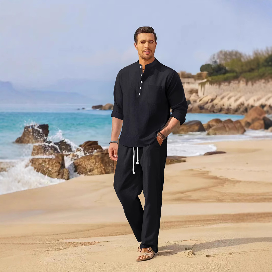 SpringSummer Men's Casual Loose Set - Image 2