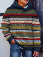 Japanese-Style Contrast-Colored 3D-Printed Turtleneck Top - Image 5